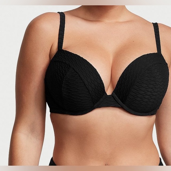 NWT Victoria's Secret Swim Mix & Match Sexy Tee Push-Up Bikini Top - Picture 2 of 5